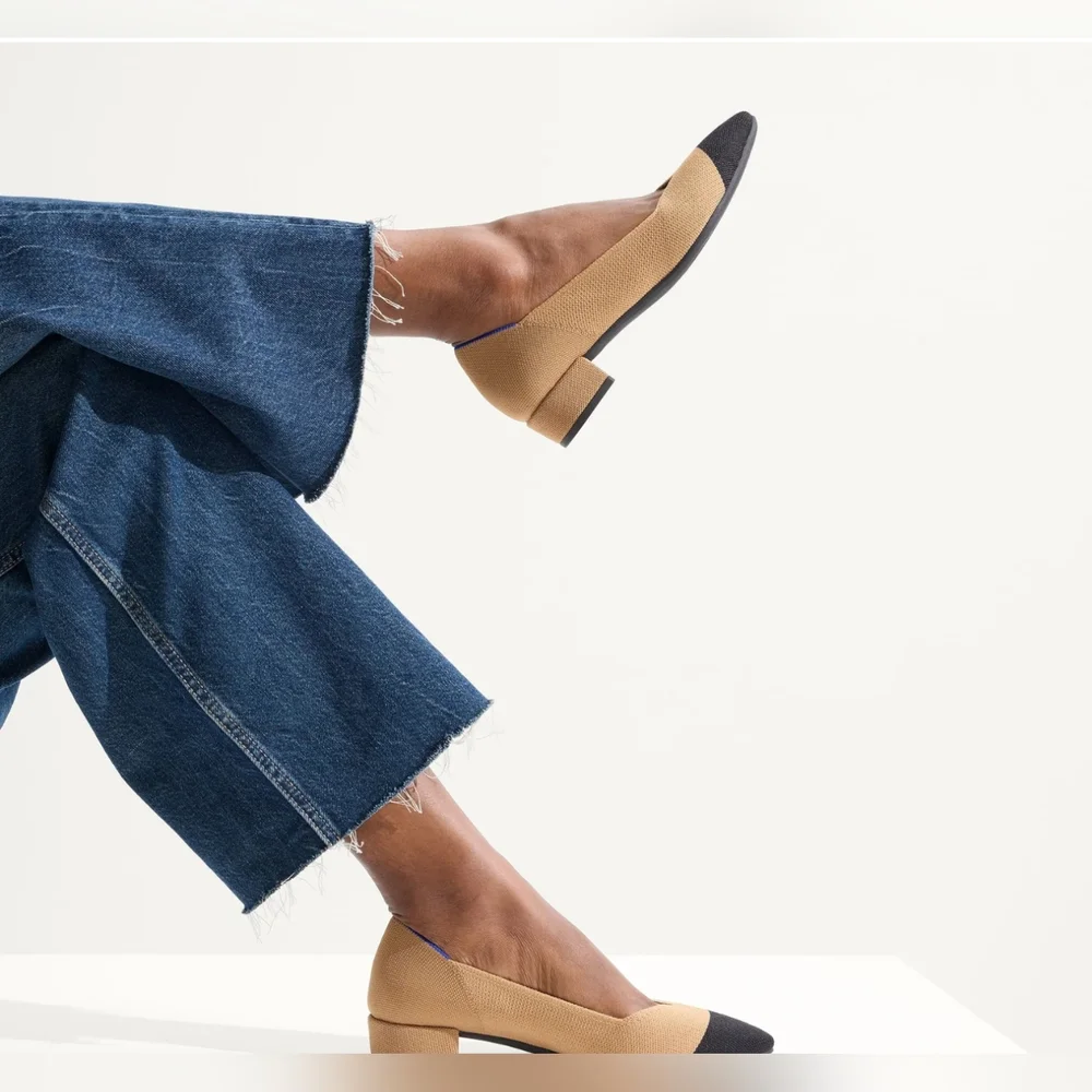 NEW ROTHY'S The High Point Heel, Wren Captoe Size 10.5 - Picture 2 of 11